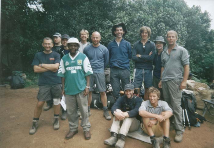 Group at Mweka gate